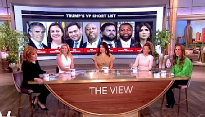 “The View'”s“ ”Joy Behar says Donald Trump's VP picks will audition to take Mike Pence's place 'in the noose'