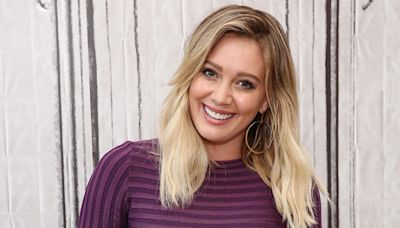 Hilary Duff Snuggles up With Newborn Baby Townes in Sweet Photo