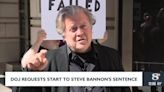 Justice Department asks federal judge to start former Trump adviser Steve Bannon’s prison sentence