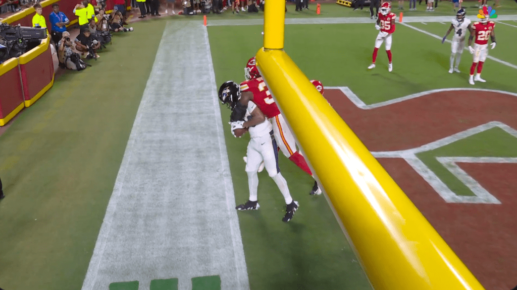 Isaiah Likely’s toe was just barely out of bounds on Ravens’ failed game-tying TD against Chiefs