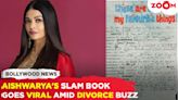 Aishwarya Rai Bachchan's Slam Book Goes Viral Amid Abhishek Bachchan Divorce Rumors