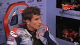 La confusión de Marc Márquez al conocer su sanción en Assen: "¿Ocho segundos, no?"