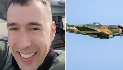 Battle of Britain Memorial Flight 'temporarily paused' after Mark Long named as RAF pilot killed in Spitfire crash