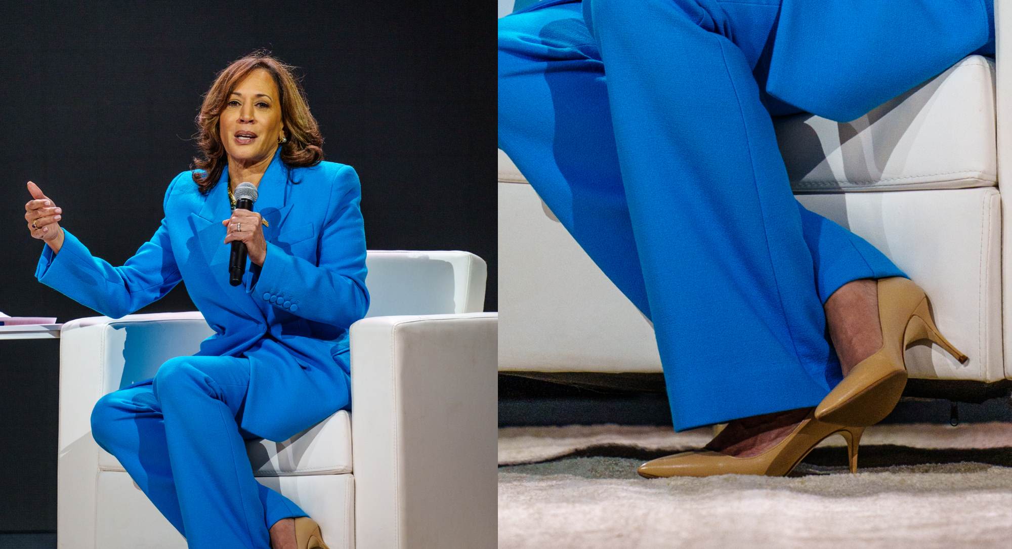 Kamala Harris Suits Up in Classic Pumps for Essence Festival of Culture 2024