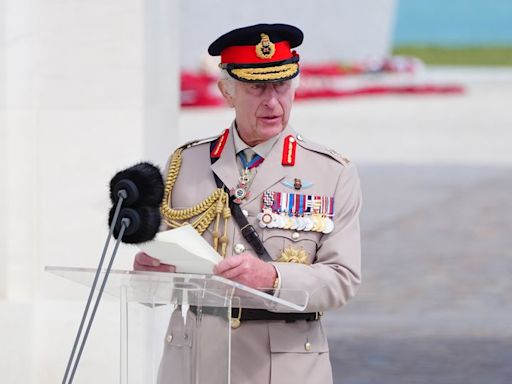 King Charles travels to mark D-Day anniversary while Prince William takes greater role
