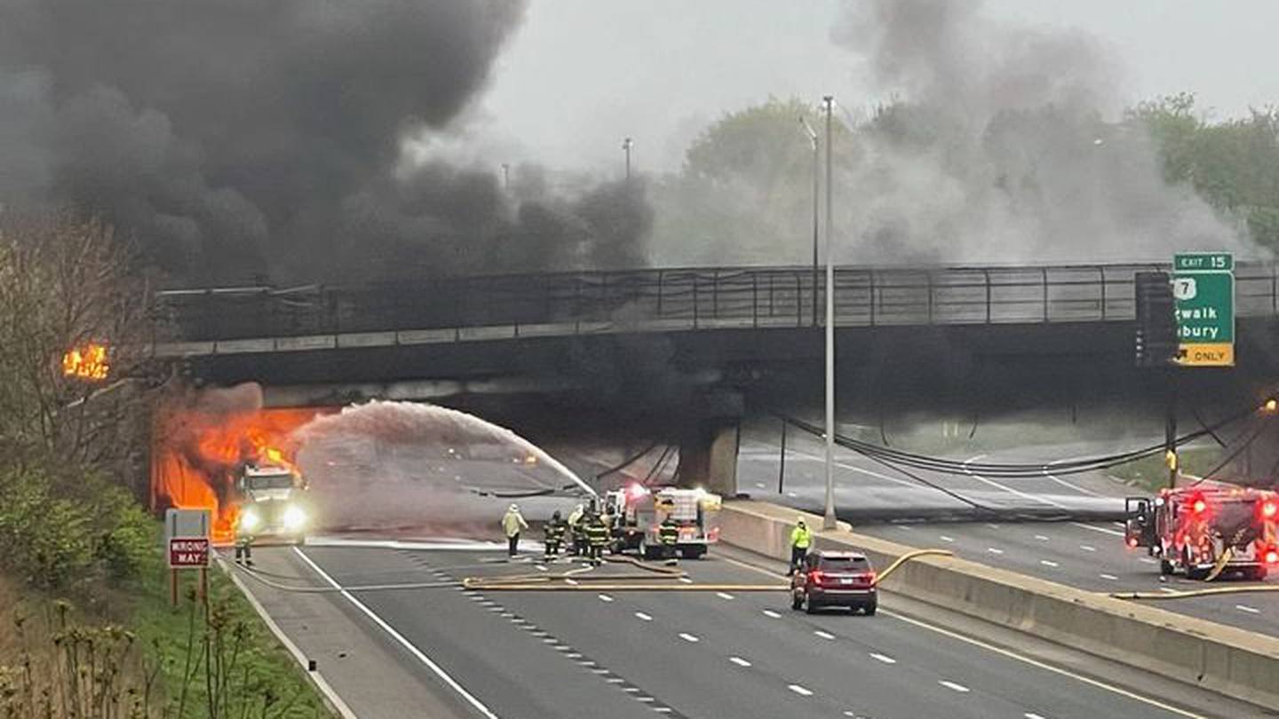 I-95 in Connecticut will close for days after fiery crash damages bridge, governor says