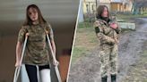 烏克蘭19歲正妹遭俄軍炸斷腿堅持繼續戰鬥 PTT「這下反觀不完了」