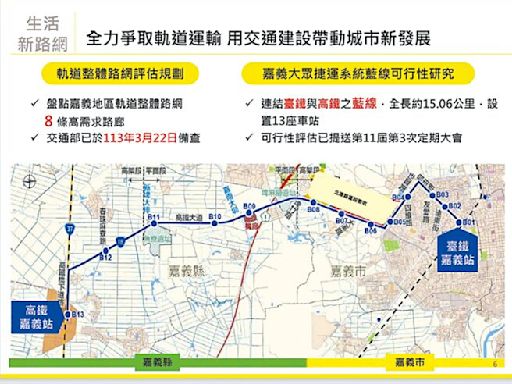 嘉市拚軌道建設 黃敏惠：缺中央支持 - 地方新聞