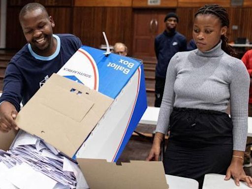 South Africa releases early results from pivotal poll