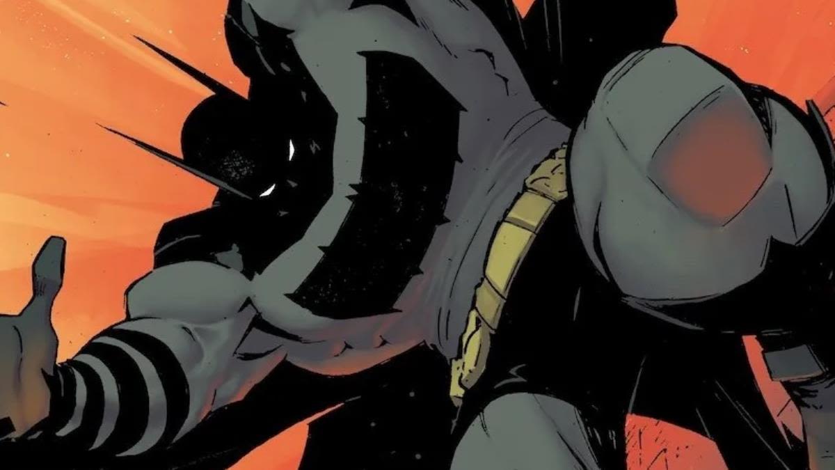 ABSOLUTE BATMAN #1 Preview Shows The Dark Knight Using His Bat Chest Symbol As An Axe With Bloody Resuls