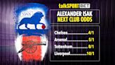 Alexander Isak next club odds: Chelsea lead Arsenal in race for Newcastle star