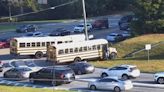 Fulton County school bus crashes into ditch near Ga. 400 in Sandy Springs