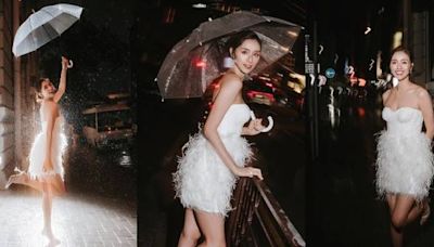 J2女神曾淑雅雨天下拍夜景照 Jumbo已為人母仍保持健美體態