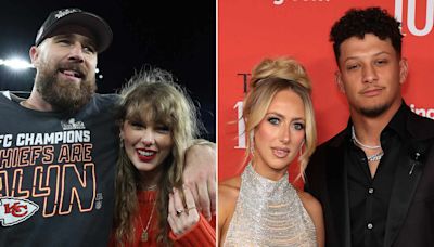 Taylor Swift, Travis Kelce, Patrick Mahomes and Brittany Mahomes Enjoy Las Vegas Date Night