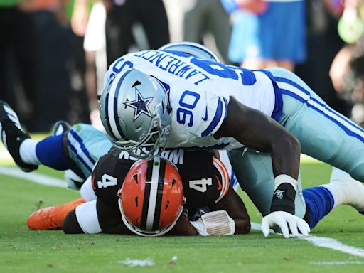 NFL Week 1 scores: Cowboys crush Browns in Cleveland, Jim Harbaugh gets first win with Chargers