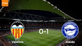 Alavés gana a Valencia por 1-0