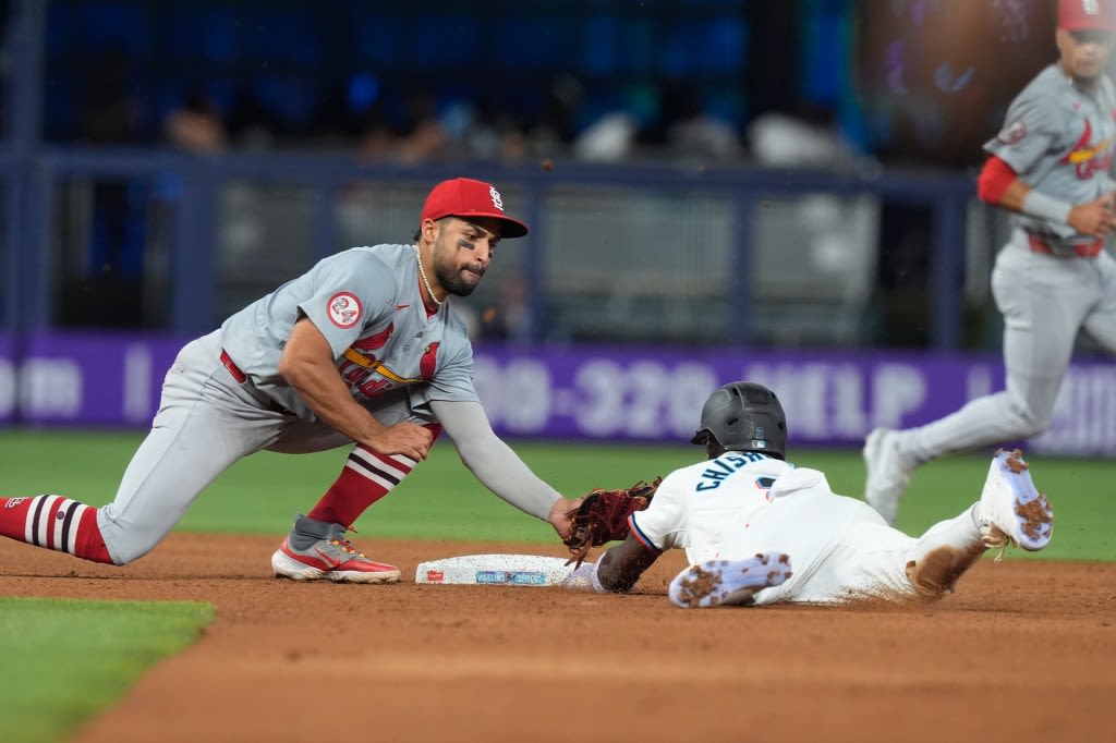 Masyn Winn’s homer in 12th, Carlson’s throw lead Cardinals over Marlins