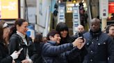 Claudia Winkleman seen filming in Victoria station ahead of The Piano season two