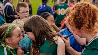 Guess who's signing my jersey? Kerry girls savour post-match moment with footballing hero