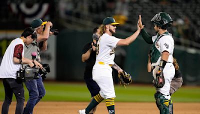 Joey Estes goes the distance and Athletics beat Angels 5-0