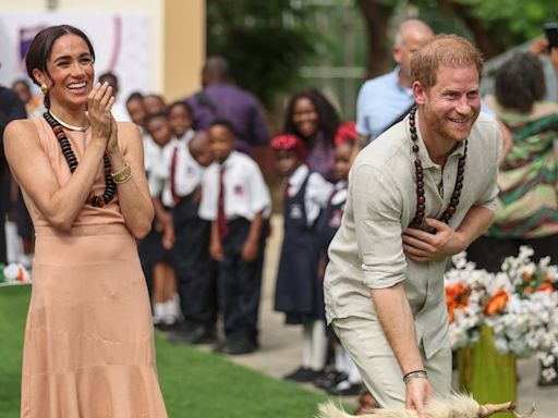 Prince Harry, Meghan Markle visit Nigeria, share mental health message with students