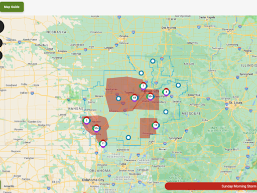 UPDATE: Evergy reports about 45k without power in Kansas City metro