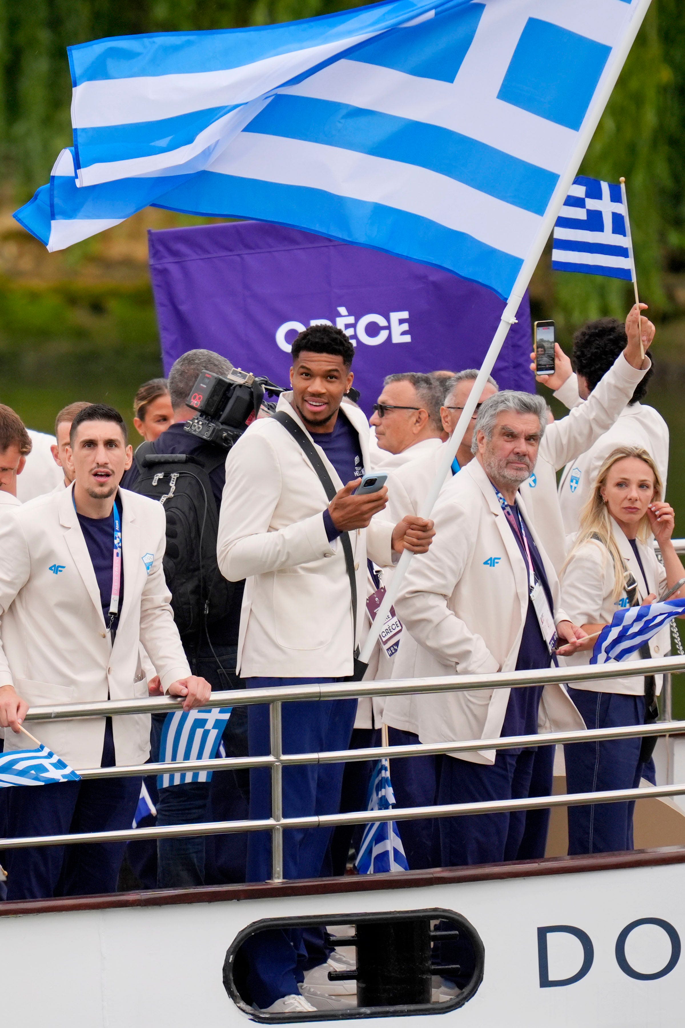 Giannis Antetokounmpo has the 'greatest honor' as Greece's flag bearer during 2024 Paris Olympics, social media reacts