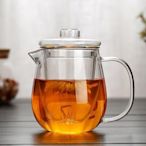 現貨熱銷-耐熱玻璃泡茶壺玻璃茶壺套裝組過濾花草茶壺耐高溫功夫