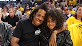 Jay-Z And Blue Ivy Have Courtside Daddy-Daughter Time At The NBA Finals