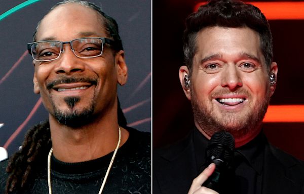 Snoop Dogg and Michael Bublé are the newest coaches on NBC's 'The Voice'