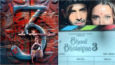 Bhool Bhulaiyaa 3 First Poster OUT! Kartik Aaryan Promises 'Darwaza Khulega' With Lot More Horror And Comedy