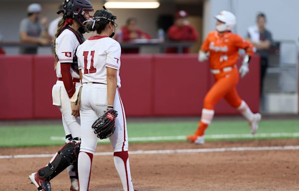 OU softball live score updates vs Oklahoma State in Game 2 of Bedlam Big 12 series