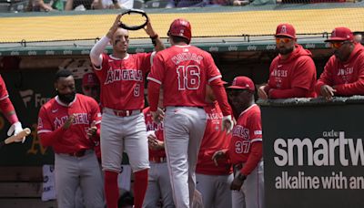 Angels rally against Oakland bullpen in final scheduled visit to Coliseum, beat A's 8-5