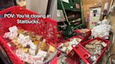 Starbucks barista documents coffee chain’s alleged food waste in viral video: ‘Made me feel sick’