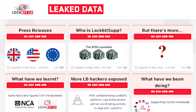 Police resurrect Lockbit's site and troll the ransomware gang