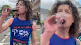 Watch: Insane Video Of A Marathon Runner Drinking 25 Wines During A Race