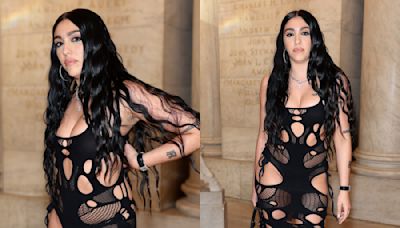 Lourdes Leon Makes Cutout Statement in Netted Minidress at Marc Jacobs’ Fall 2024 Runway Show in New York