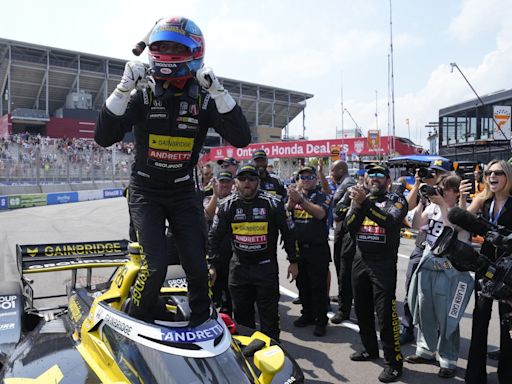 Colton Herta dominates chaotic Honda Indy Toronto to earn first win of season