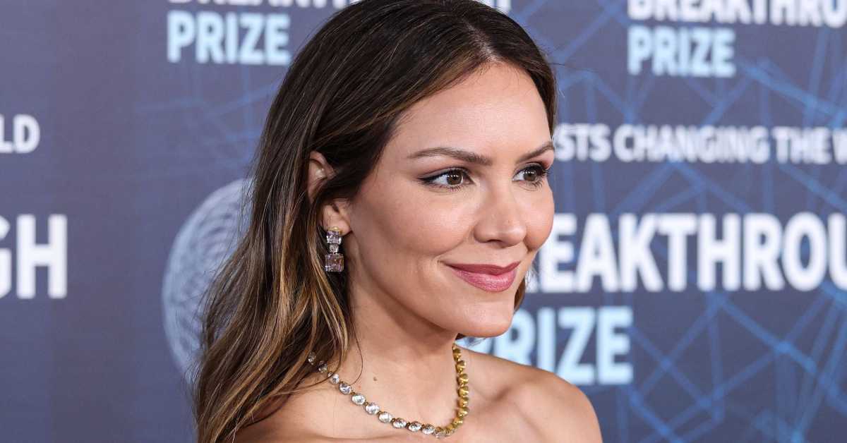 Katharine McPhee Shimmers in Backless Halter Dress During Night Out With Husband David Foster