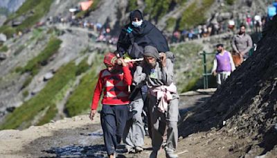 Amarnath Yatra 2024: Over 13,000 pilgrims pay obeisance at cave shrine on first day