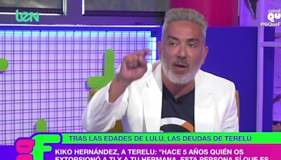 Kiko Hernández lanza una advertencia a Terelu Campos: "Podría abrir una sección con tus cositas"