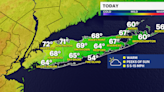 Morning showers lead to warm, sunnier afternoon on Long Island