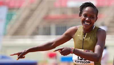 Faith Kipyegon breaks her own world record in 1,500 meters