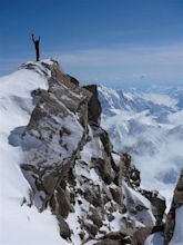 Hiker At The Mountain Top Free Stock Photo - Public Domain Pictures