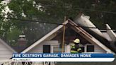 Fire in Millinocket destroys garage