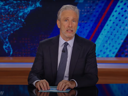 Jon Stewart offers Republicans complaining about Harris replacing Biden some advice: ‘You can replace your old guy too’
