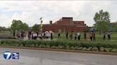 ‘We will continue;’ Wright State students, community members gather for pro-Palestine protest
