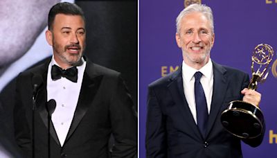 Jimmy Kimmel Jokingly Calls Out Jon Stewart After Losing to Him at Emmys 2024: 'You Said You Were Retiring'