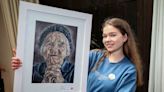 Antrim student's incredible pencil portrait wins Texaco Children's Art Competition