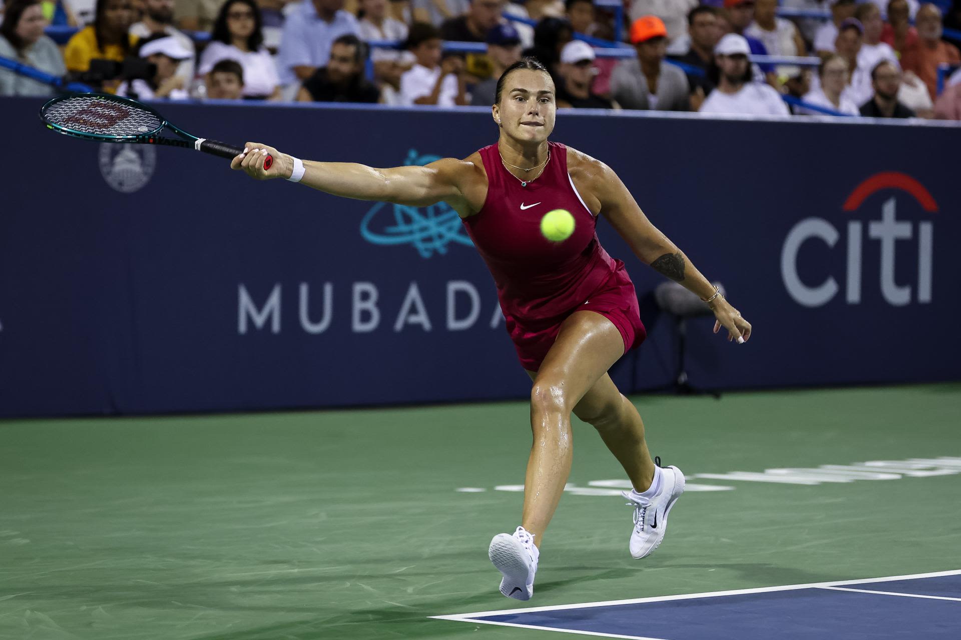 Washington: Aryna Sabalenka avoids shock loss vs qualifier, Emma Raducanu reaches QF